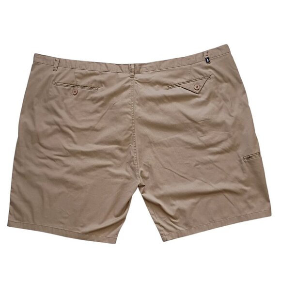 VELERO Men’s Shorts 60 Big & Tall Khaki Flat Front Casual Comfort - Picture 2 of 6